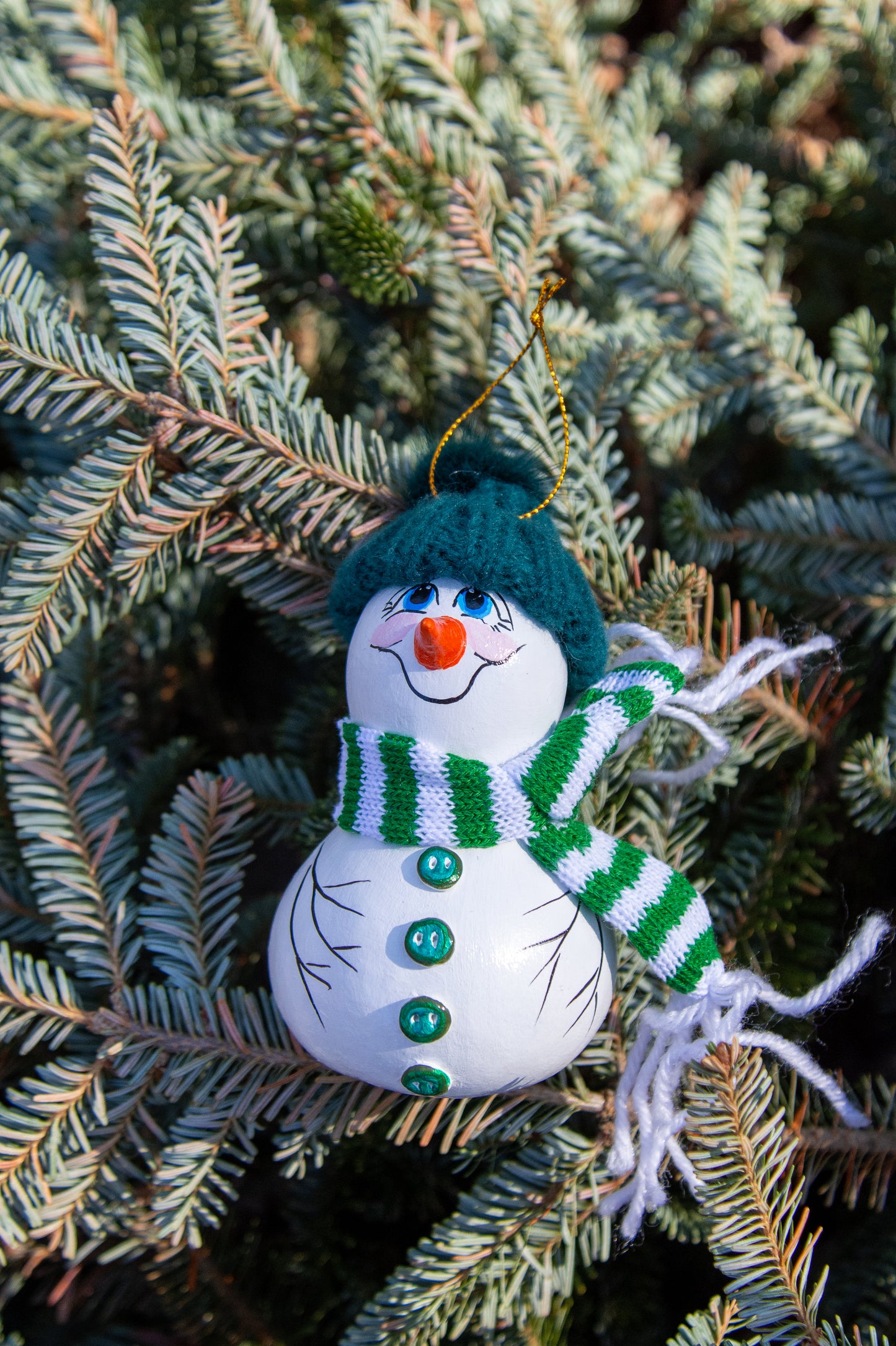 Happy Snowman Ornaments