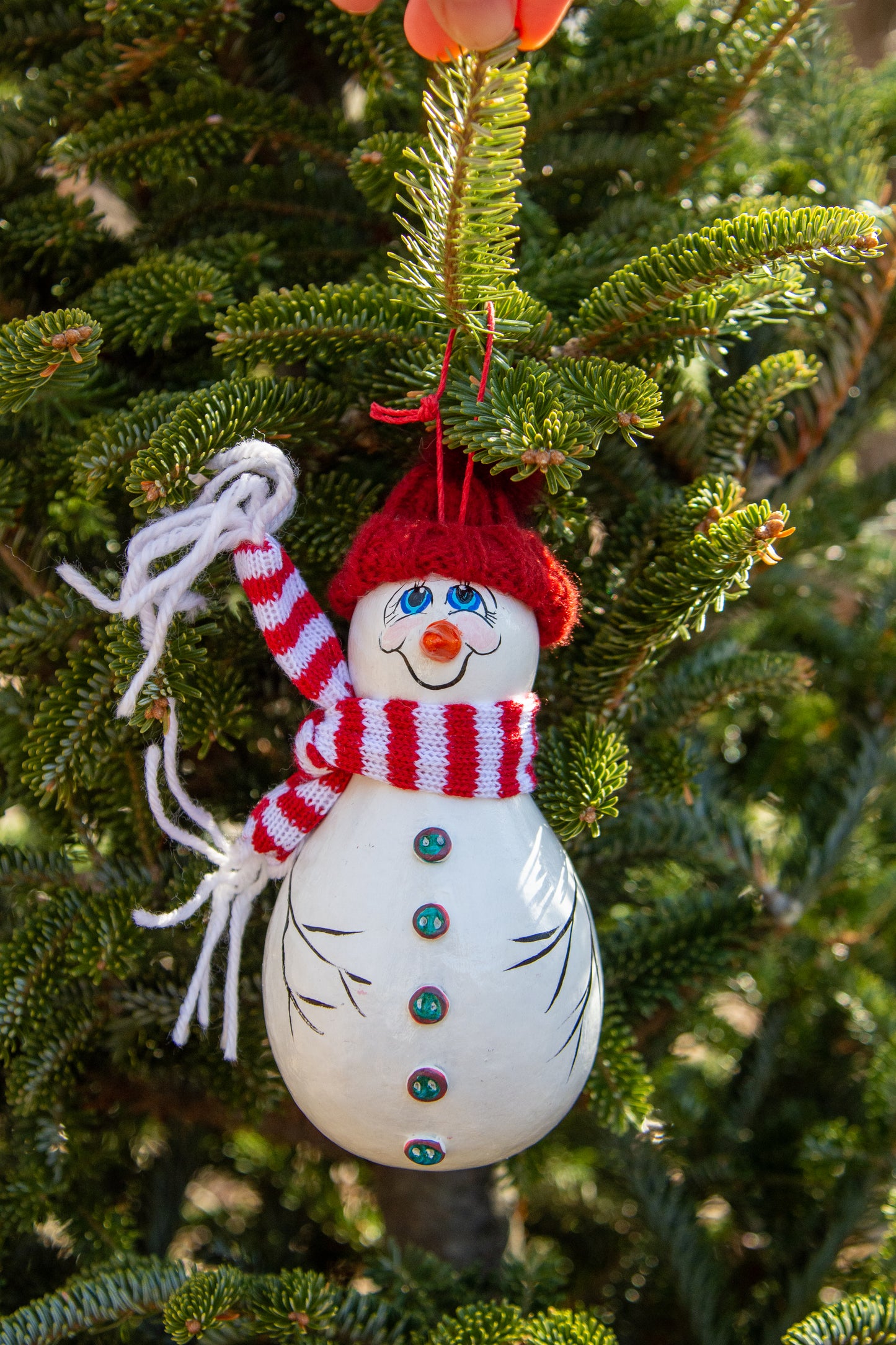 Happy Snowman Ornaments