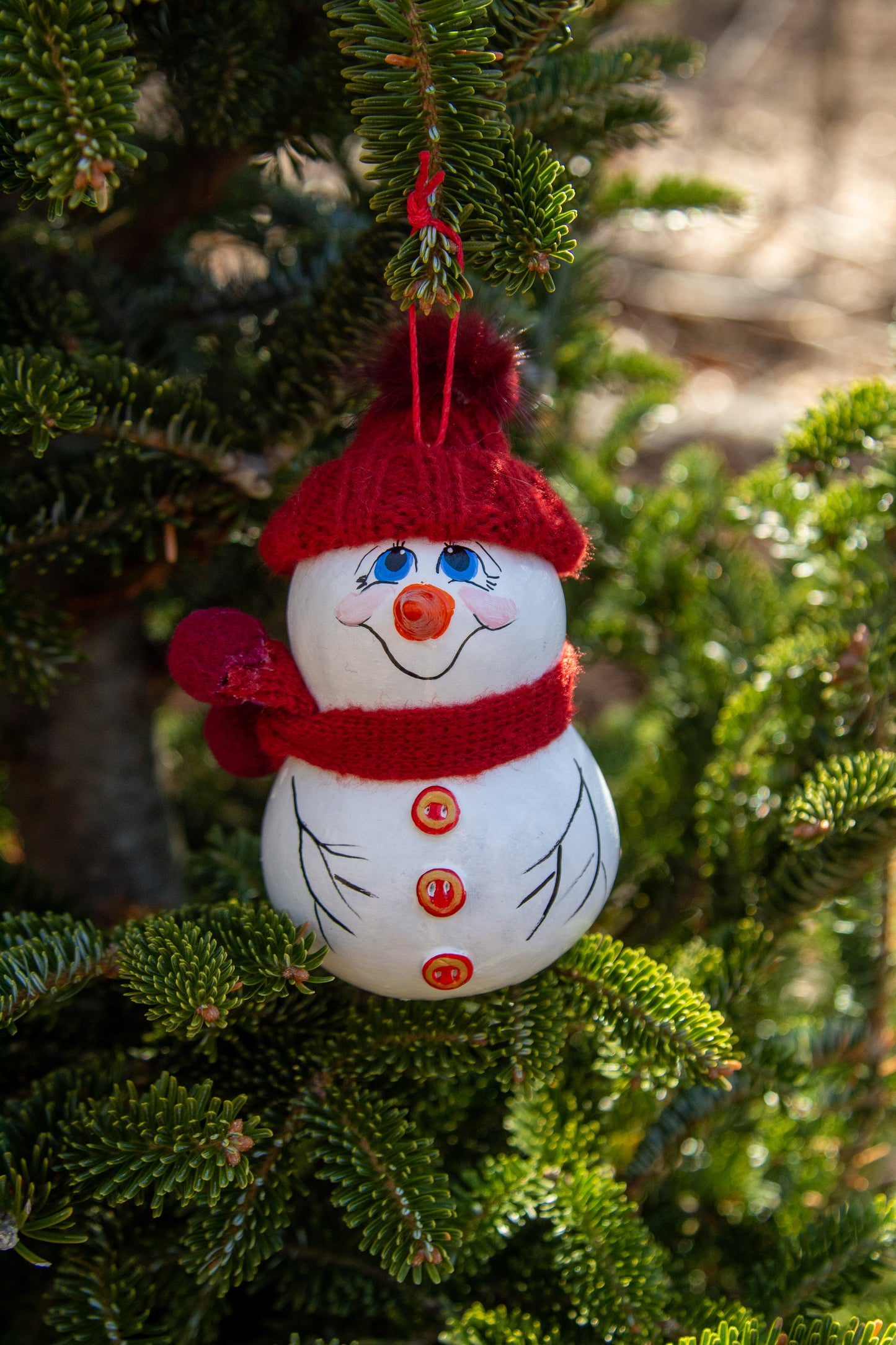 Happy Snowman Ornaments