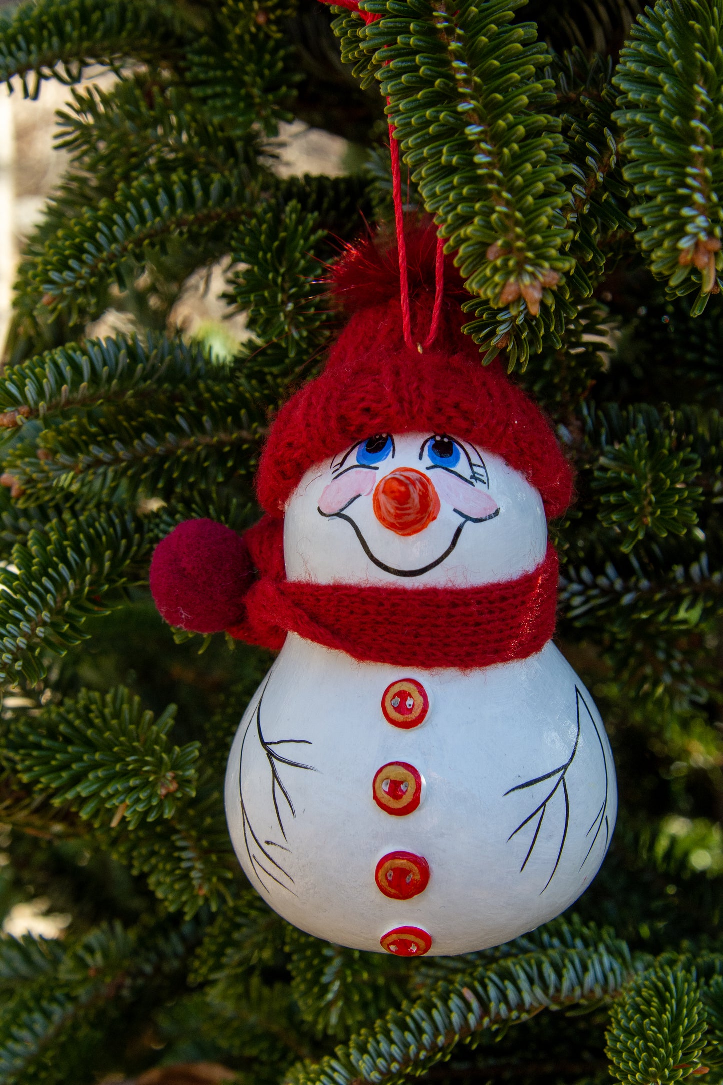 Happy Snowman Ornaments
