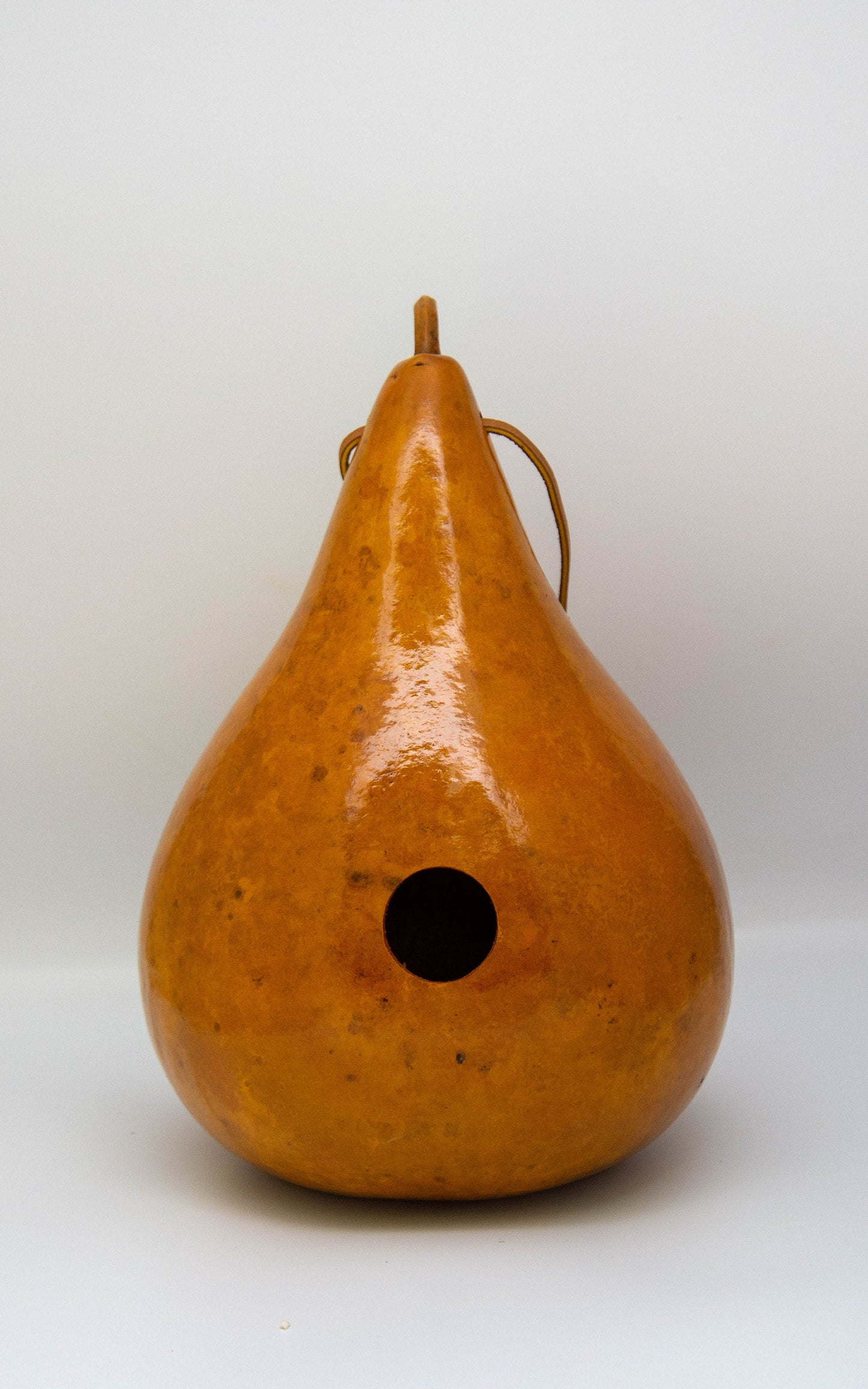Gourd Birdhouses Handmade Set of 3 Red, Yellow and Green