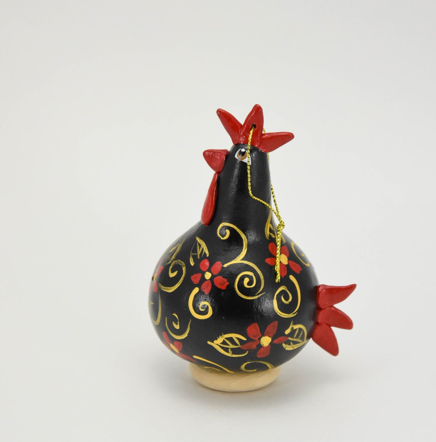 Chicken Christmas Ornament - Australorp chicken - Jersey Giant - Gourd Art