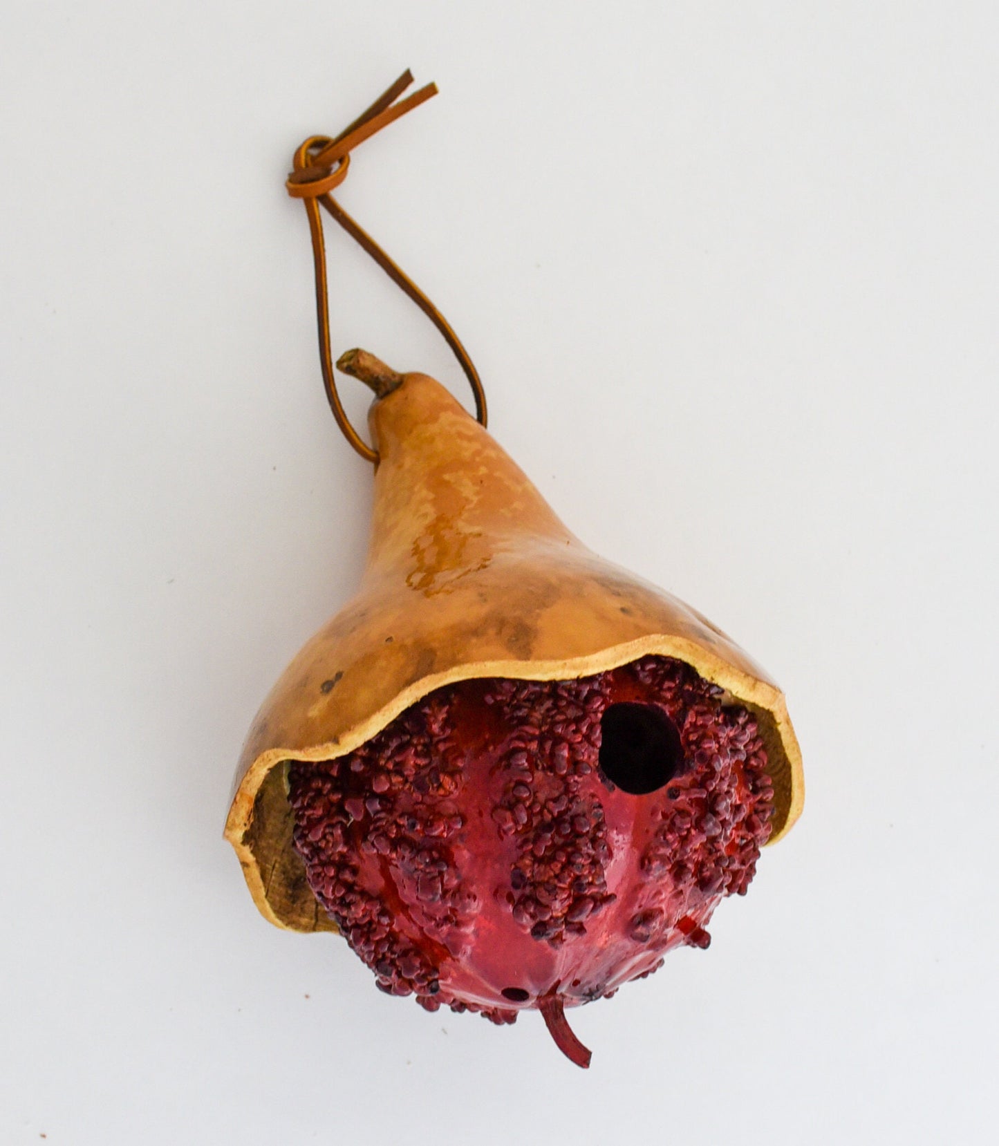 Gourd Birdhouse - Cottage Style - Perfect for Birdlovers - Mother's Day