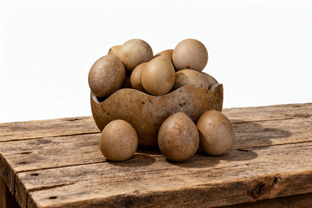 Natural Squatty Egg Gourds – Small Craft Gourds for Painting & Folk Art