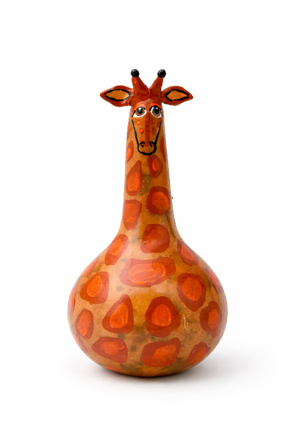 Giraffe Ornament - Gourd Art - Handmade - Gourdament