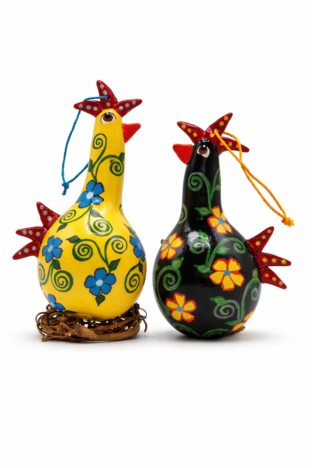 Chicken Ornament Set 