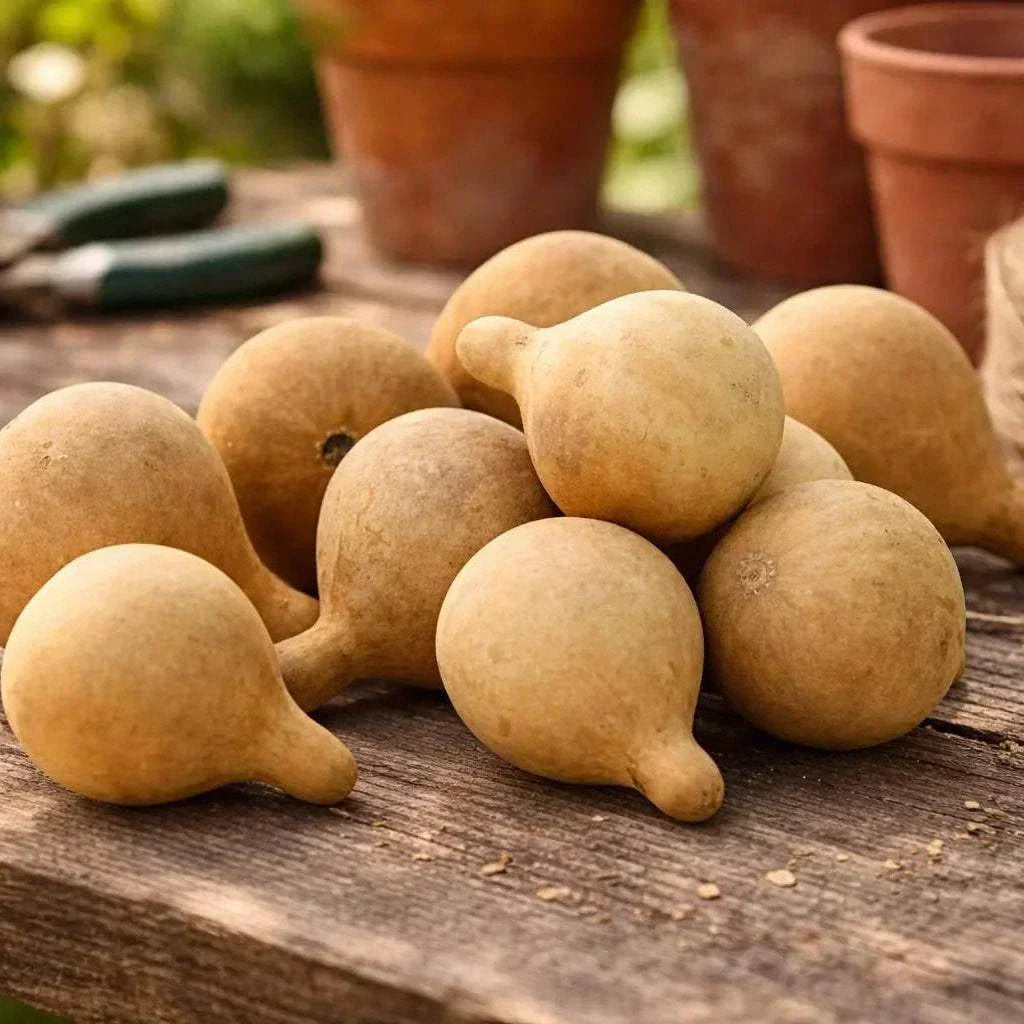 Box of 20 mini dried Tennessee spinner gourds for crafts and ornaments