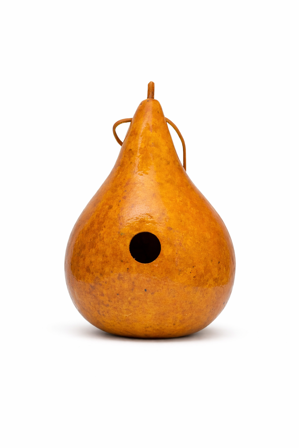 Hand Dyed Gourd Birdhouse – Natural & 6 Color Options – 1.5" Wren House