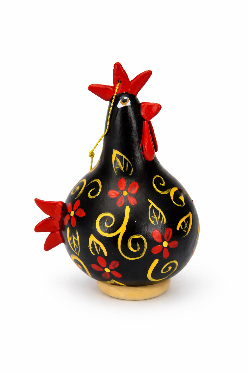 Chicken Christmas Ornament - Australorp chicken - Jersey Giant - Gourd Art