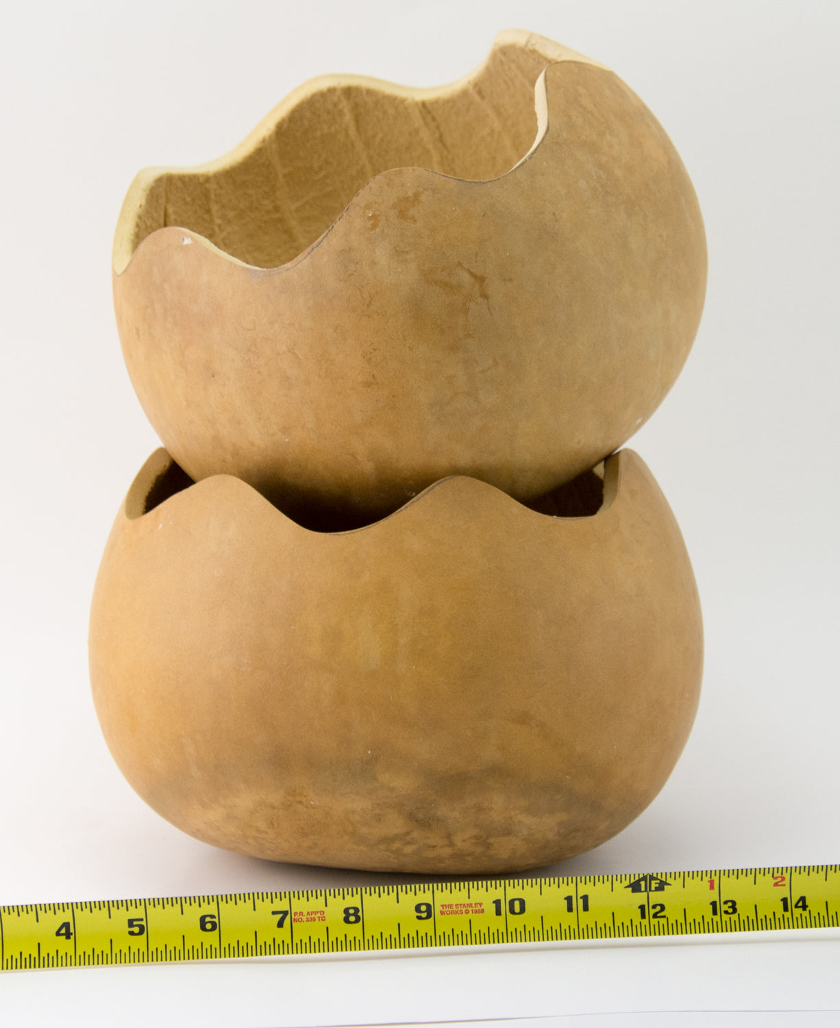 Gourd Bowls, Craft Ready, Set of 2 - Gourdaments