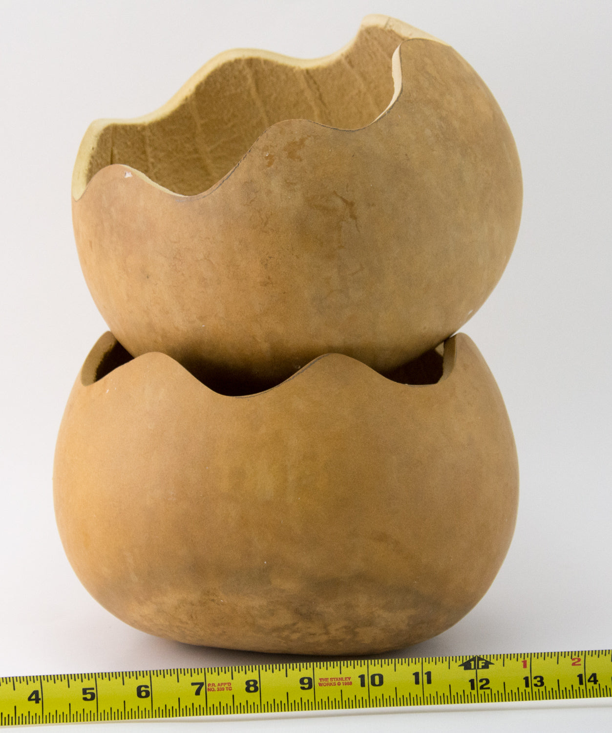 Gourd Bowls, Craft Ready, Set of 2 - Gourdaments