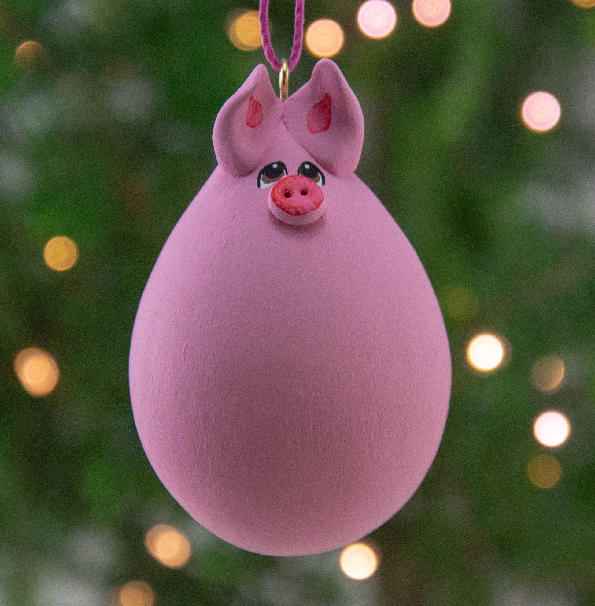 Pig Ornament - Gourdaments
