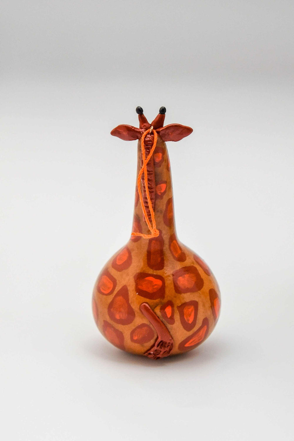 Giraffe Ornament - Gourd Art - Handmade - Gourdament