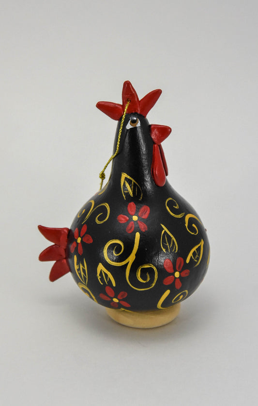 Chicken Christmas Ornament - Australorp chicken - Jersey Giant - Gourd Art